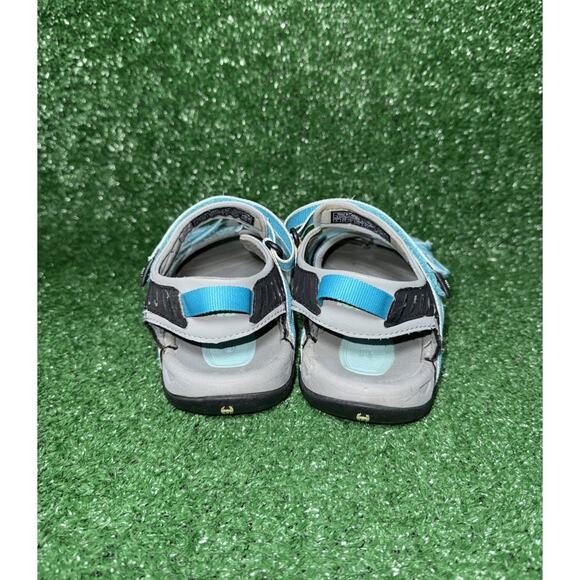 Teva Tirra 4266 Strappy Sports Hiking Sandals Blue Grey Hook & Loop Women Size 8 - Picture 6 of 9